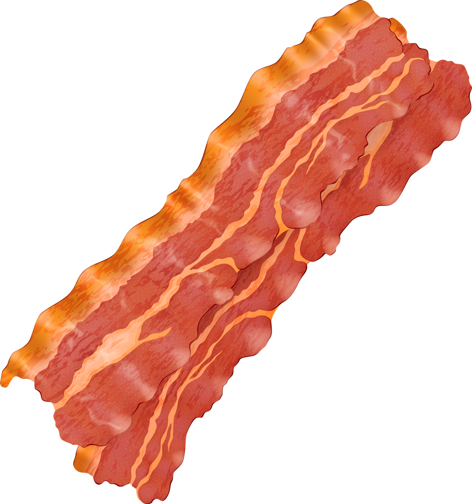 Fried Bacon Slice